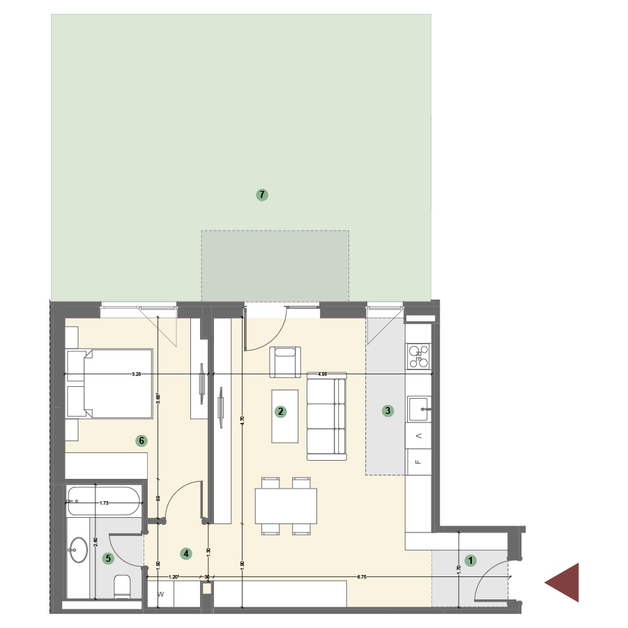 Plan apartament 1