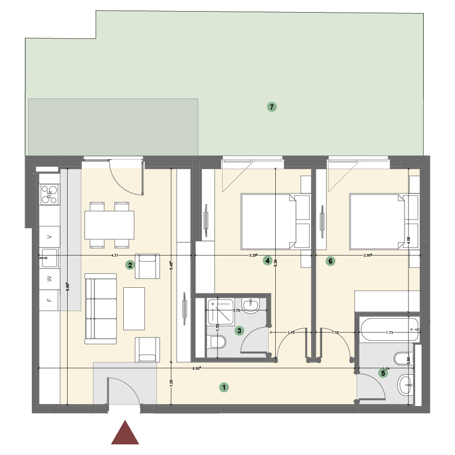 Plan apartament 1