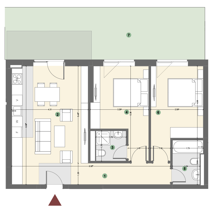 Plan apartament 1