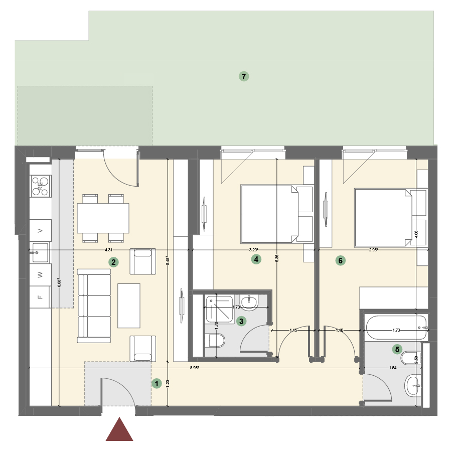 Plan apartament 1