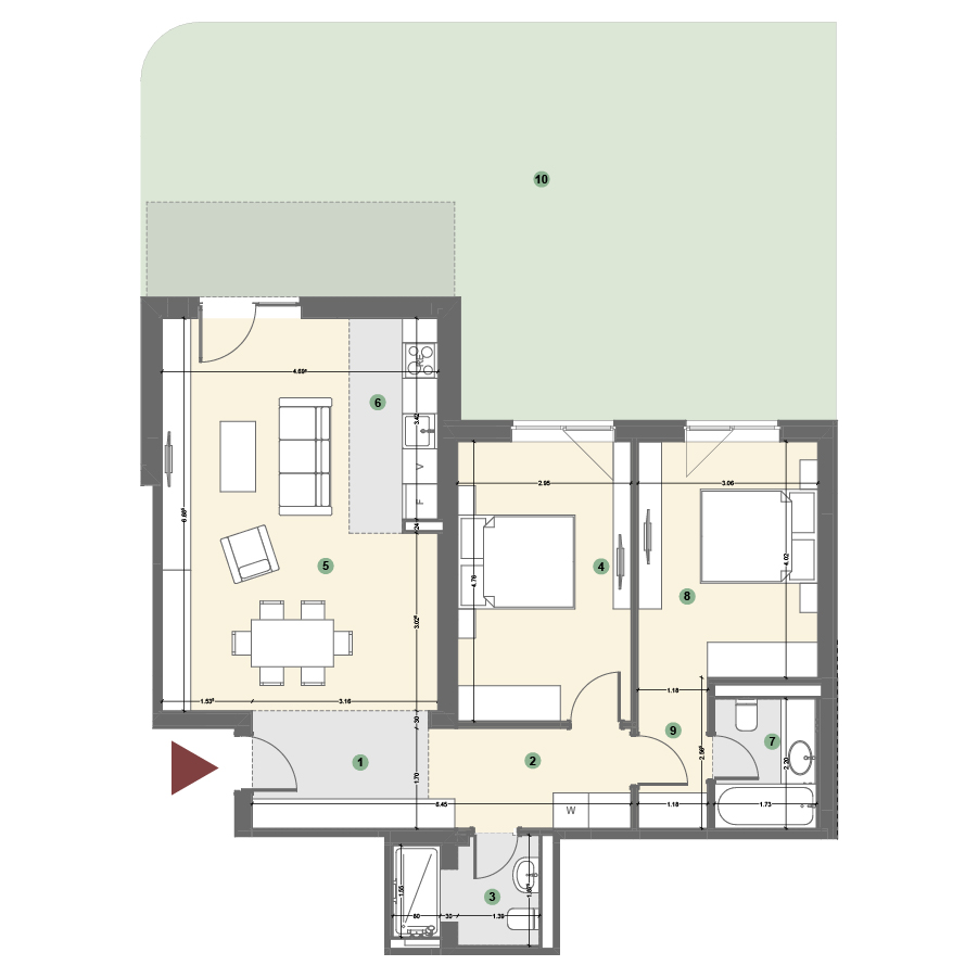 Plan apartament 1