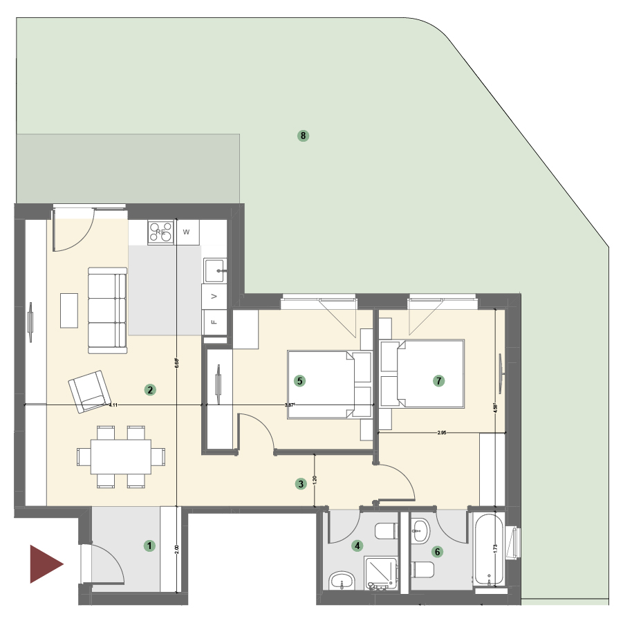 Plan apartament 1