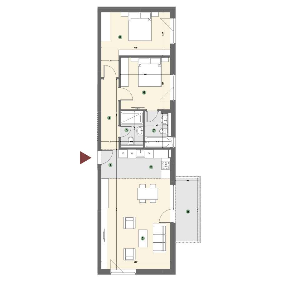 Plan apartament 1