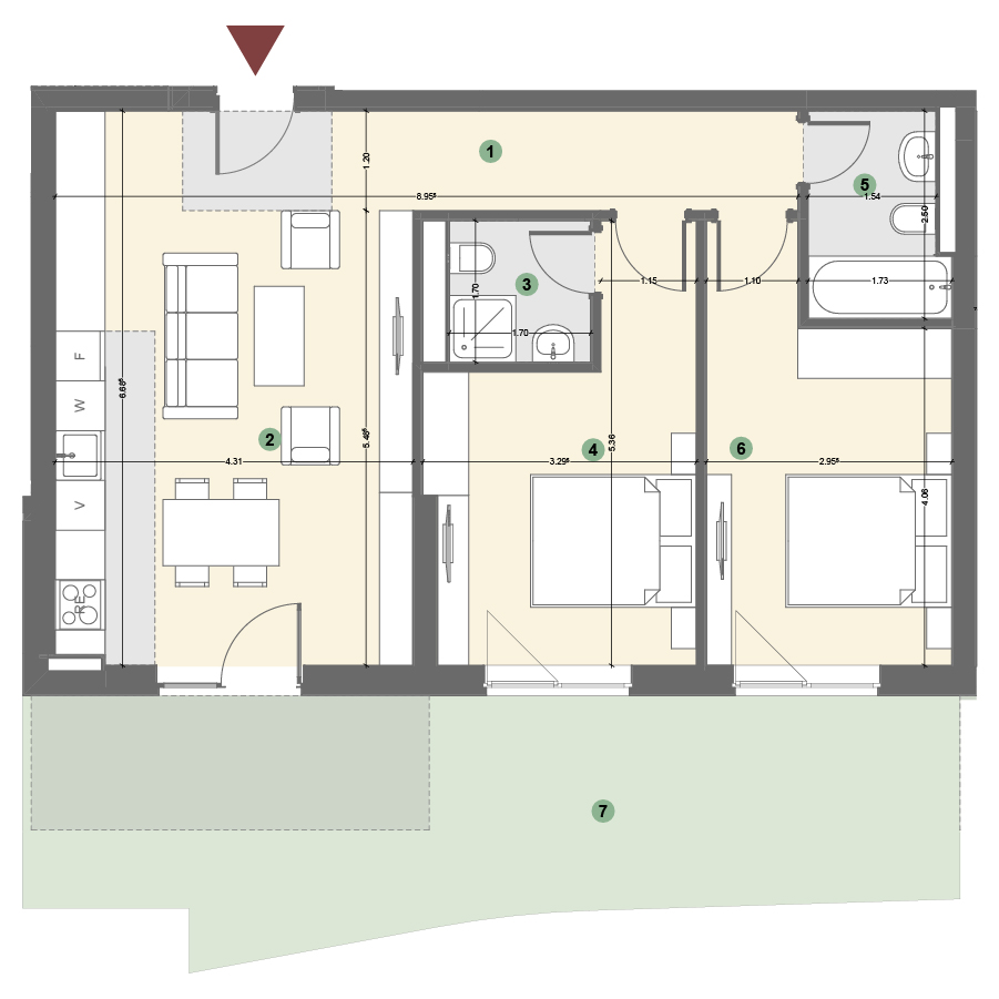 Plan apartament 1