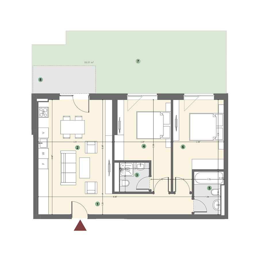 Plan apartament 1