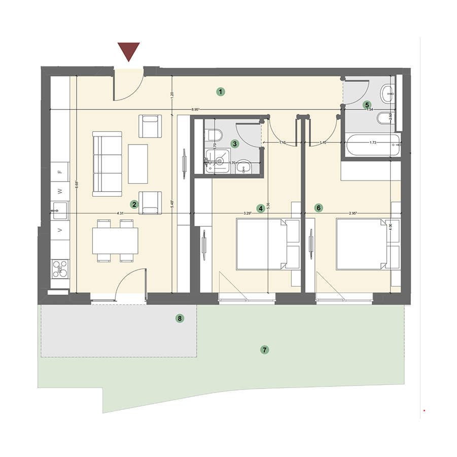 Plan apartament 1