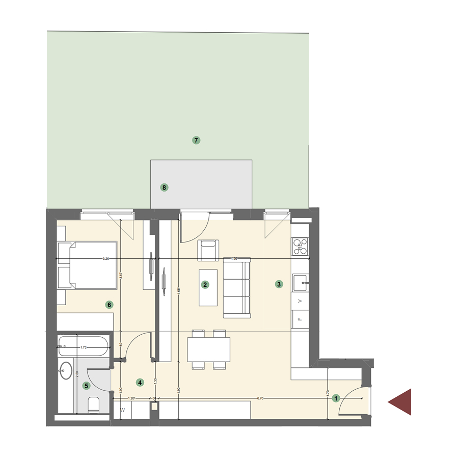 Plan apartament 1