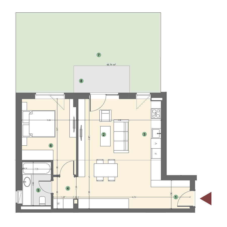 Plan apartament 1