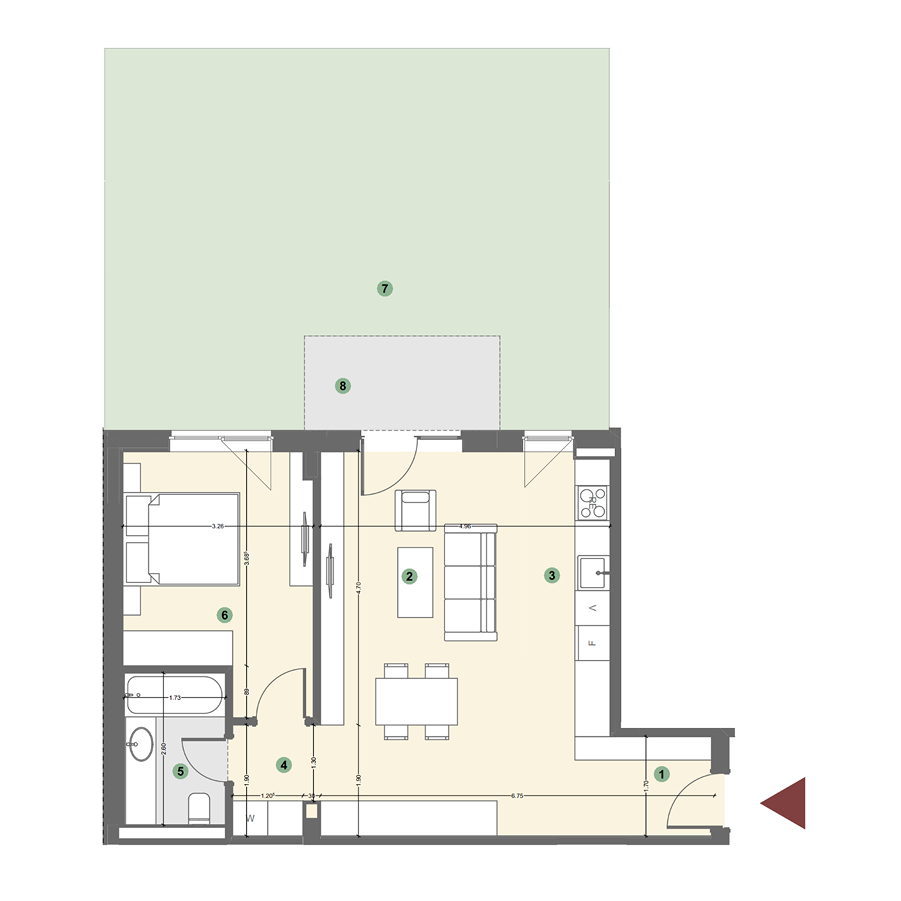 Plan apartament 1