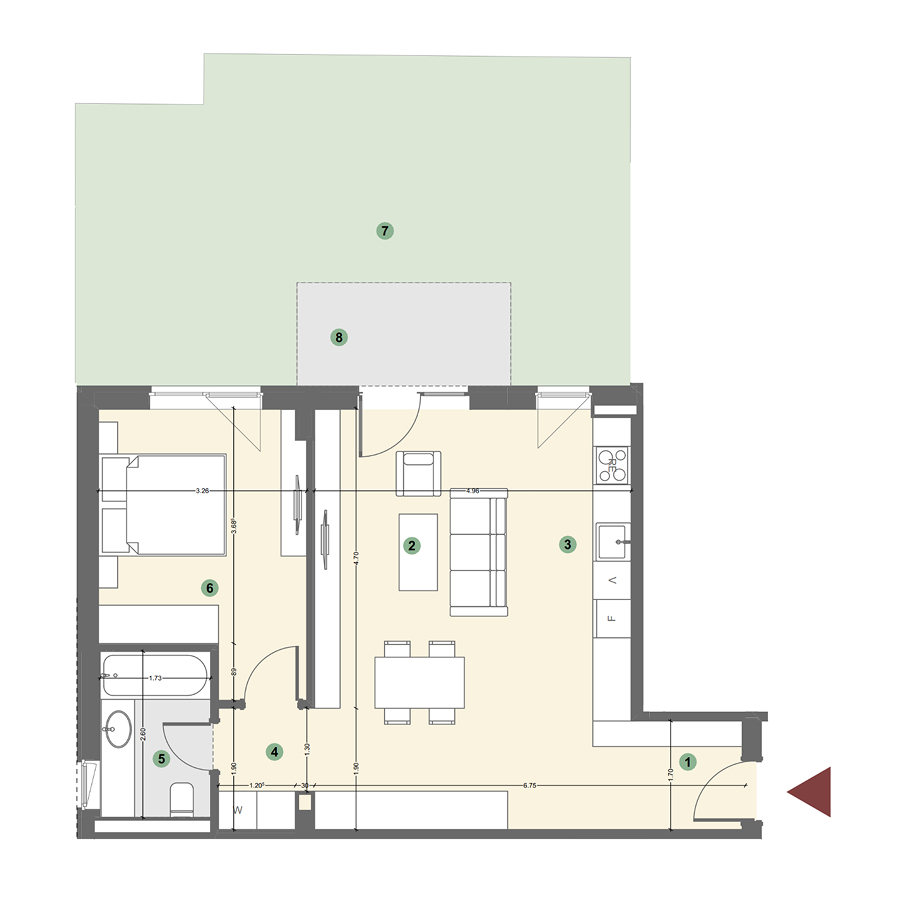 Plan apartament 1