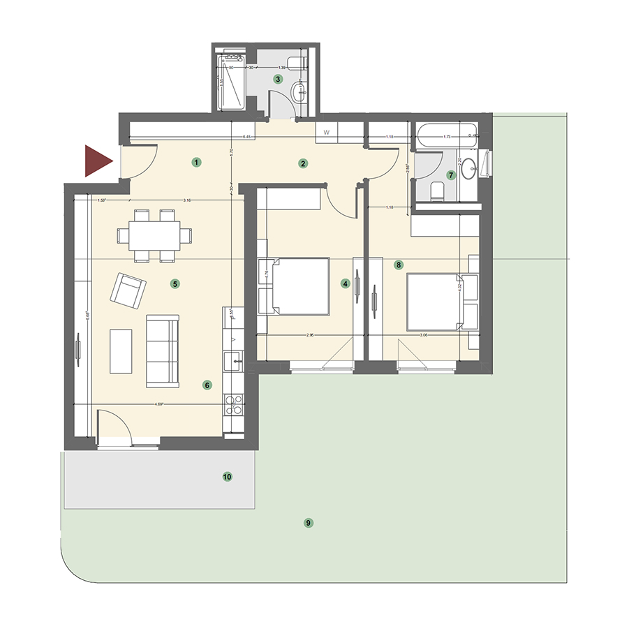 Plan apartament 1