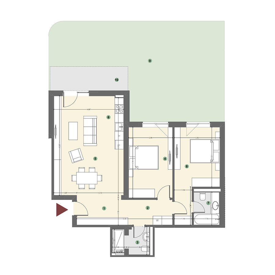 Plan apartament 1