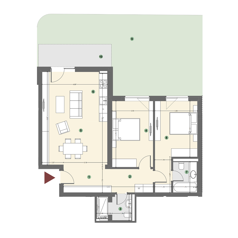 Plan apartament 1