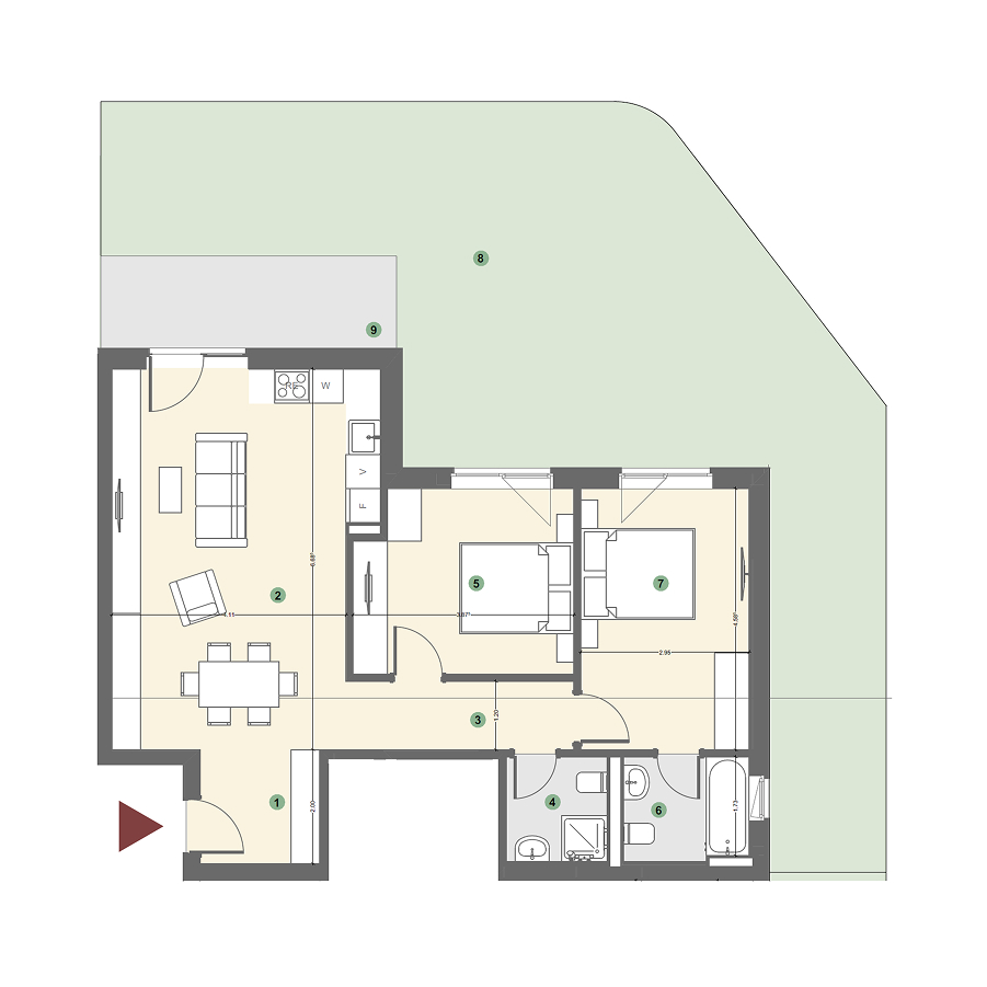 Plan apartament 1