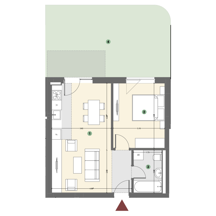 Plan apartament 1
